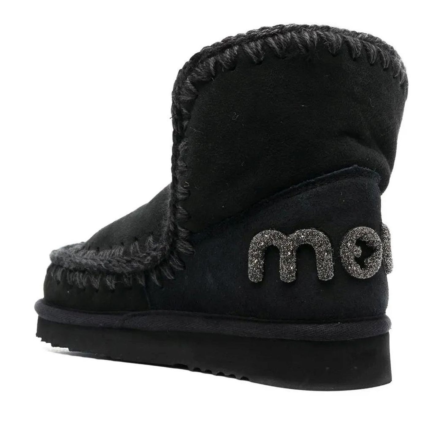 Eskimo 18 Women's Black Glitter Ankle Boots