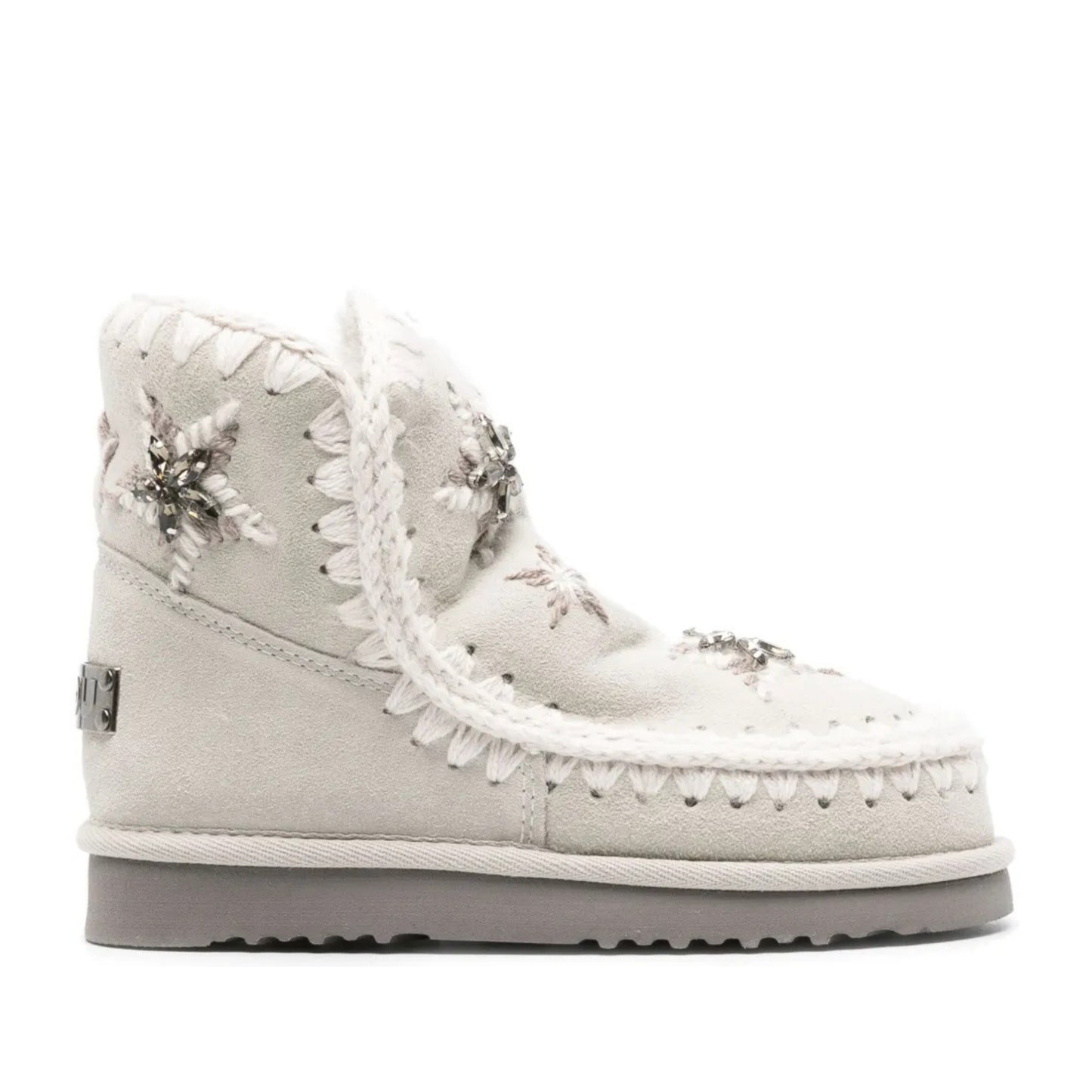 Eskimo Women's Silver Ankle Boots