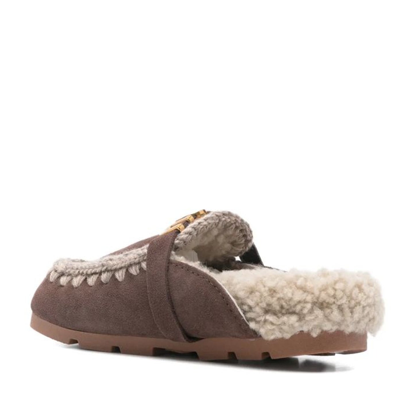 Women's Brown Winter Slides