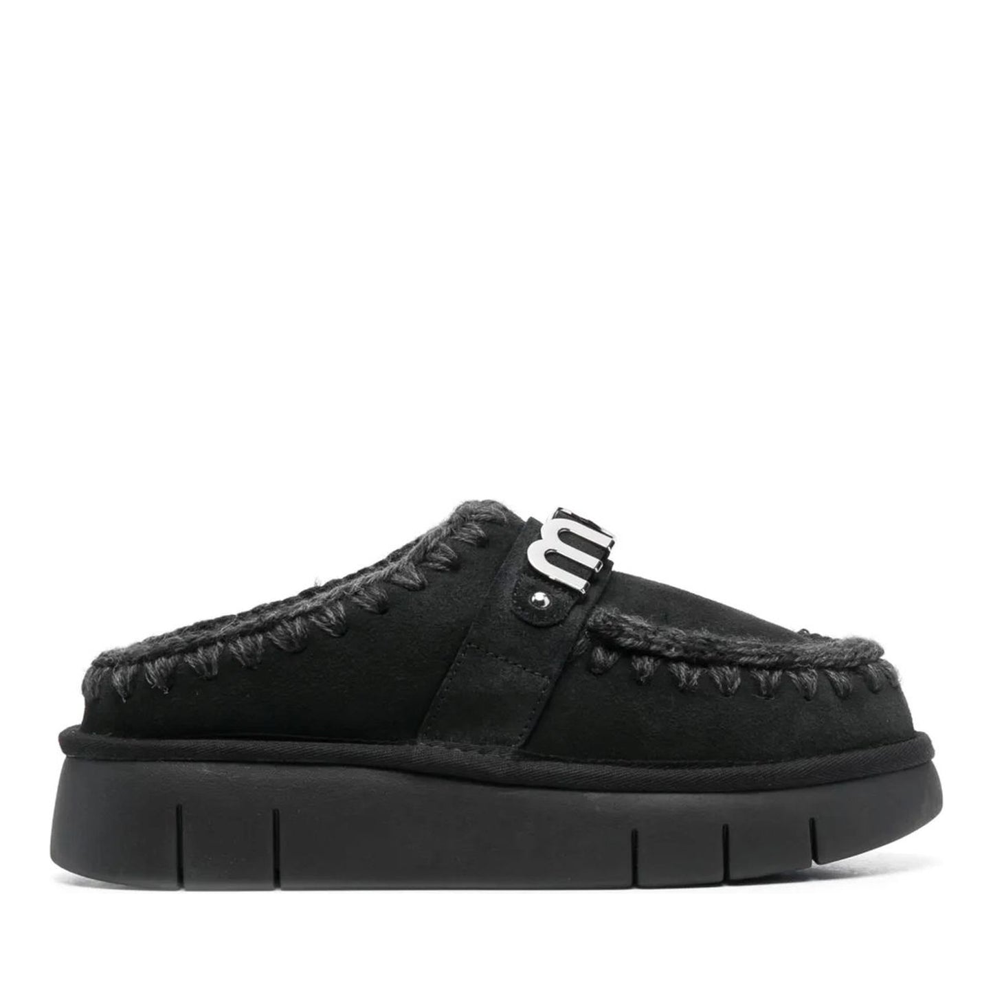 Bounce Women's Black Mule Slippers