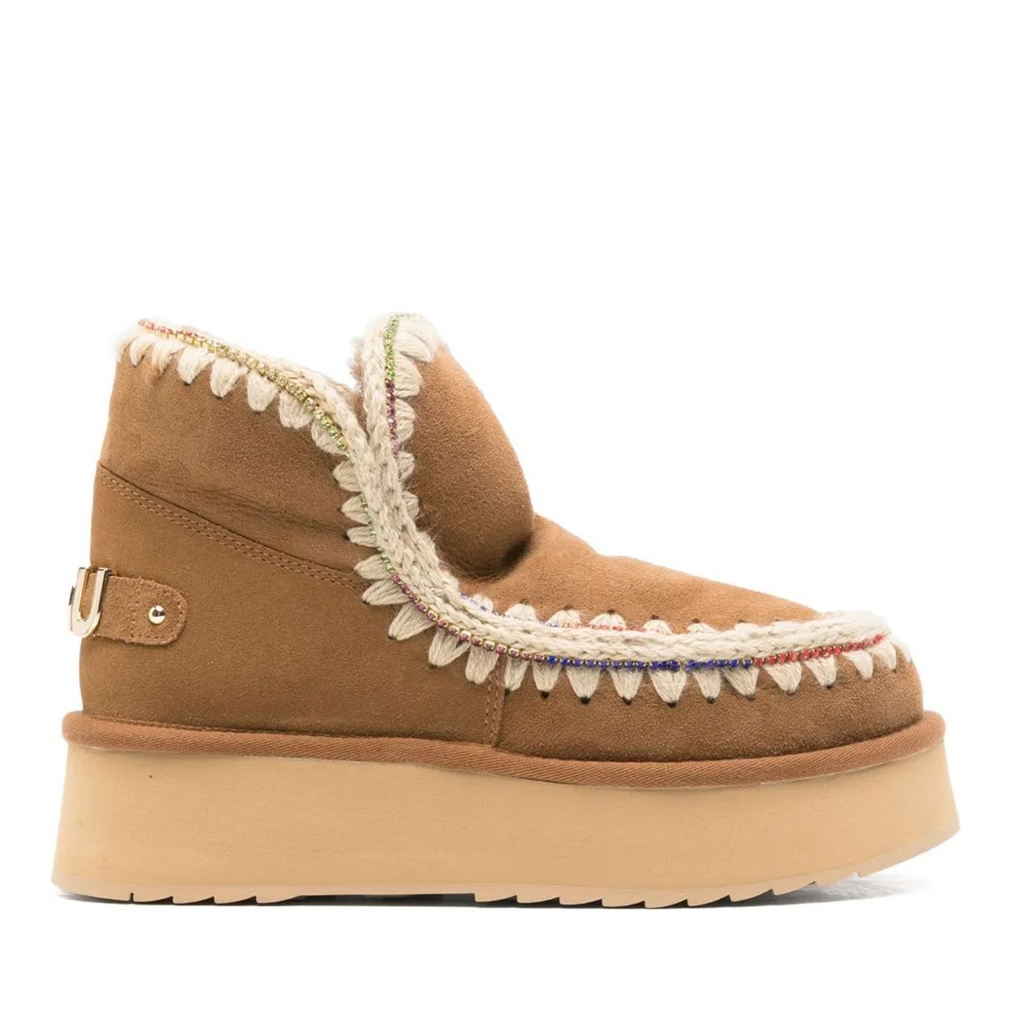 Eskimo 18 Women's Brown Platform Ankle Boots