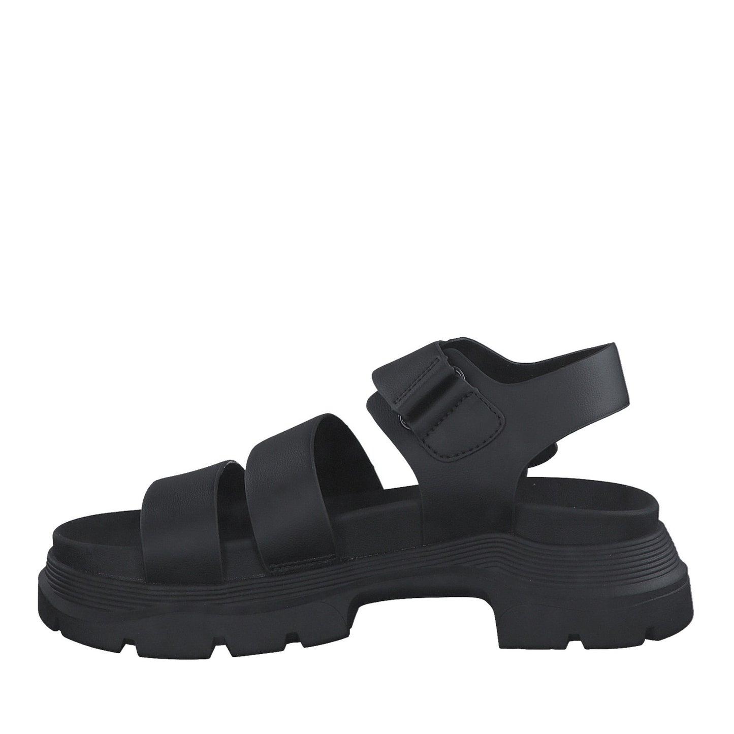Women's Black Open-Toe Sandals