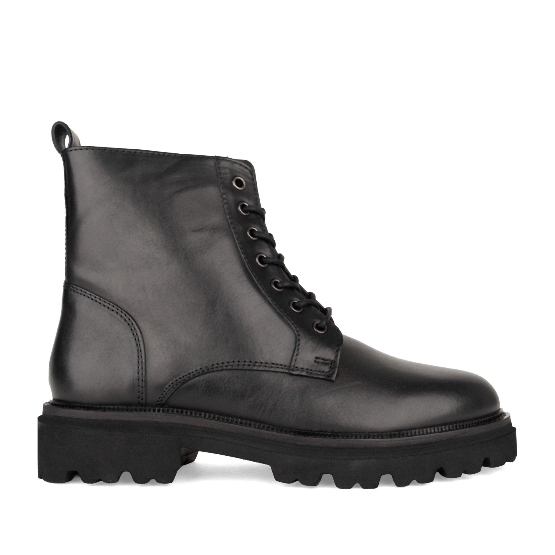 Women's Black Mat Ankle Boots