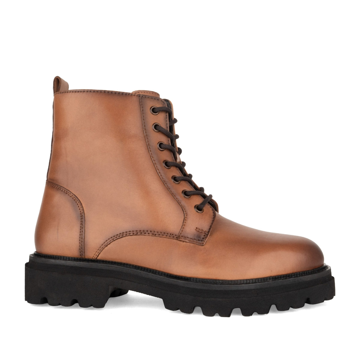 Women's Brown Mat Ankle Boots