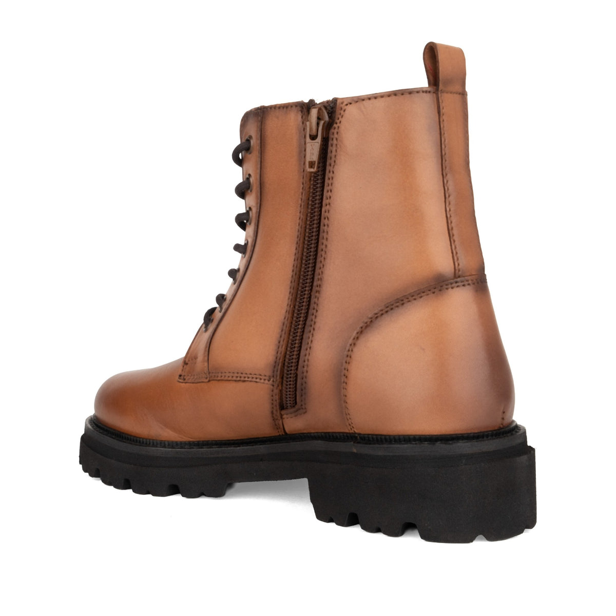 Women's Brown Mat Ankle Boots