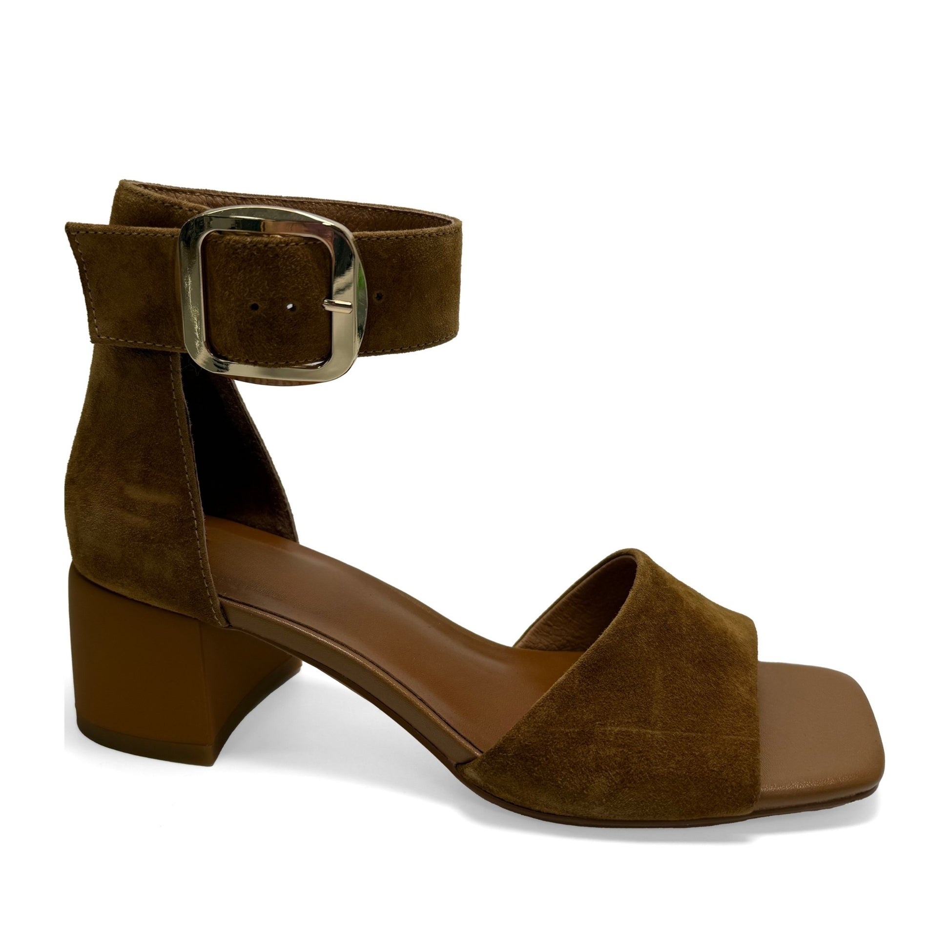 Women's Brown Dress Open-Toe Sandals