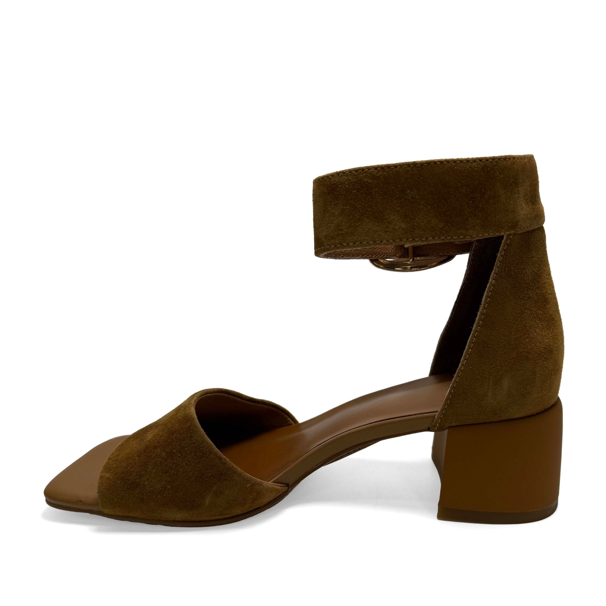 Women's Brown Dress Open-Toe Sandals