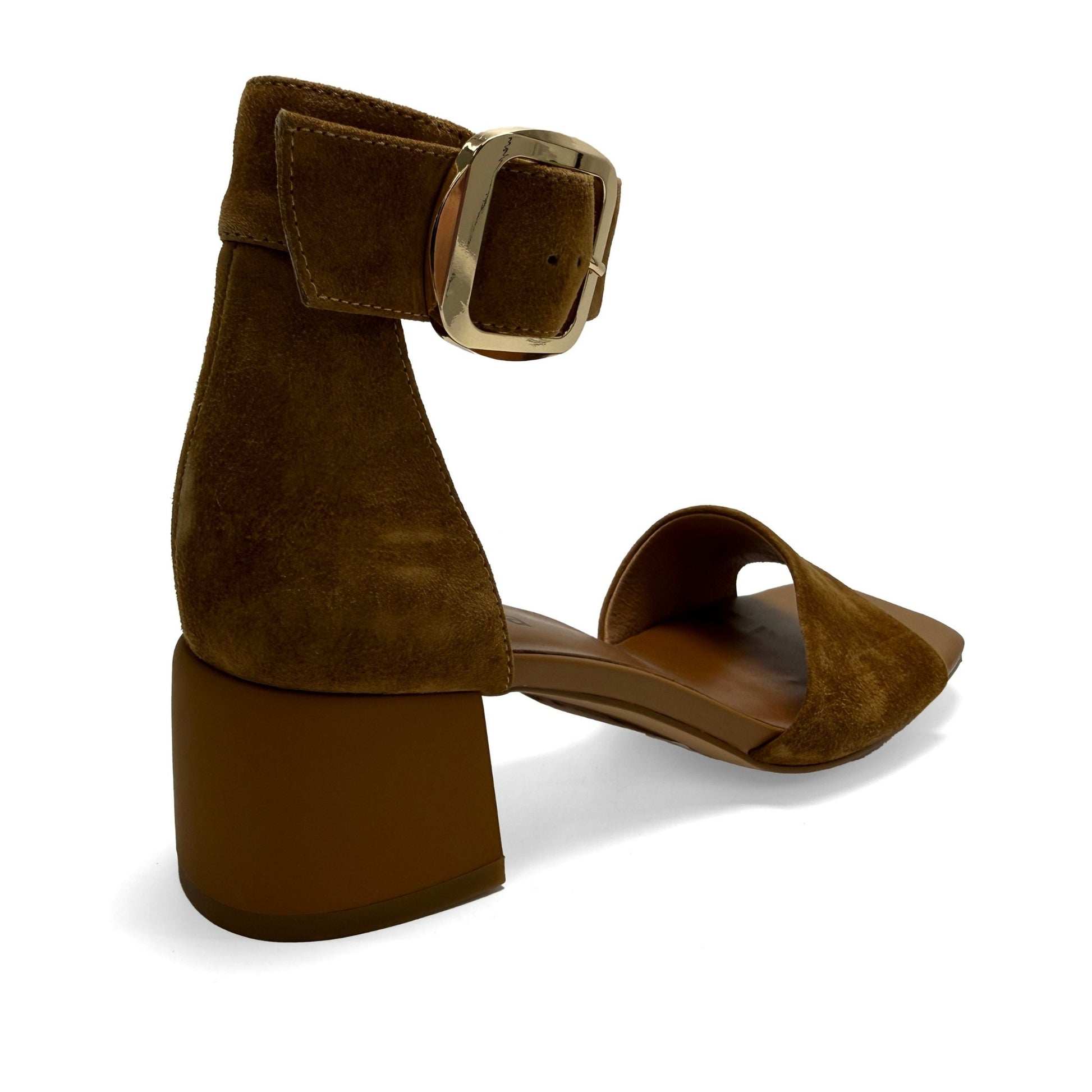 Women's Brown Dress Open-Toe Sandals