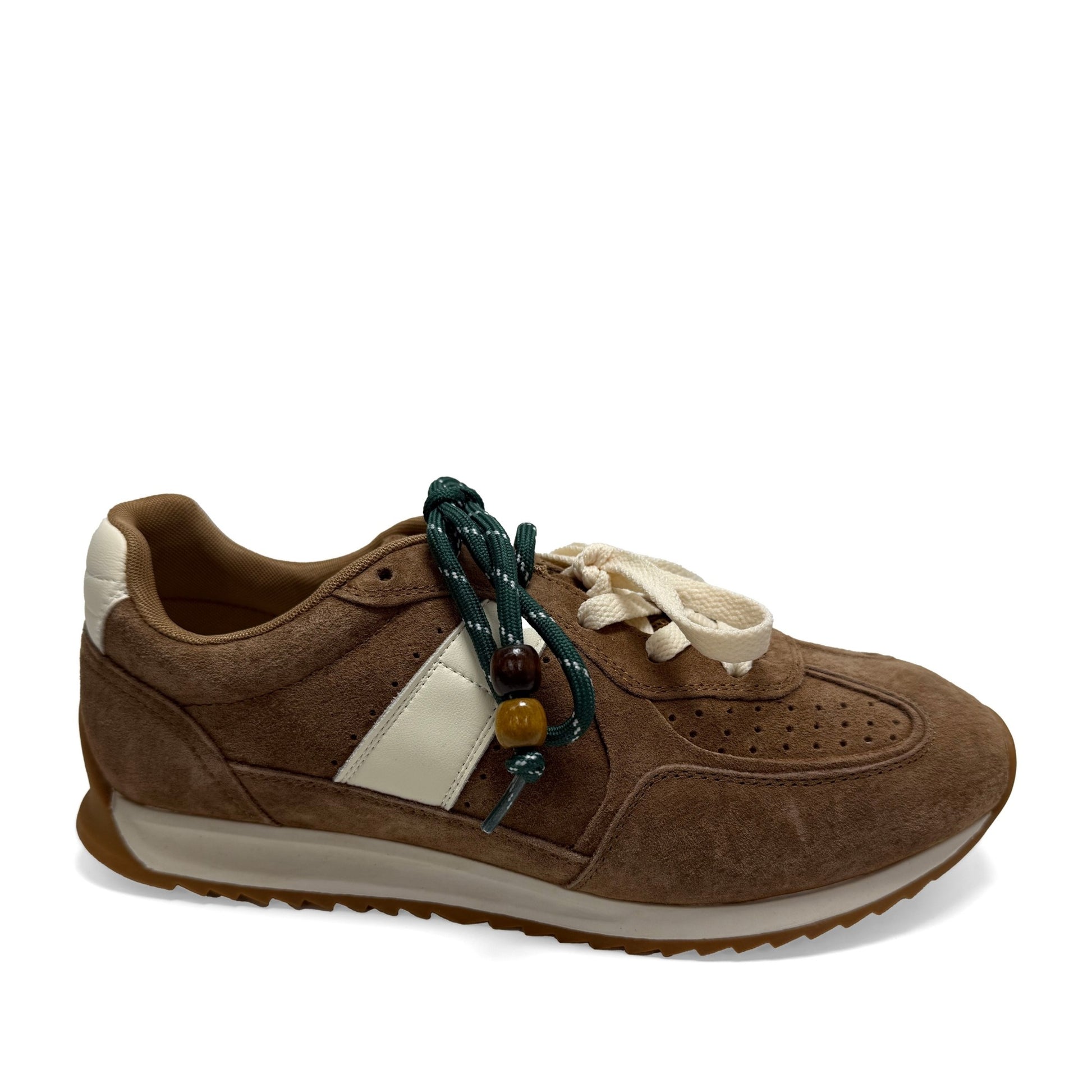 Women's Brown Wedge Fashion Sneakers
