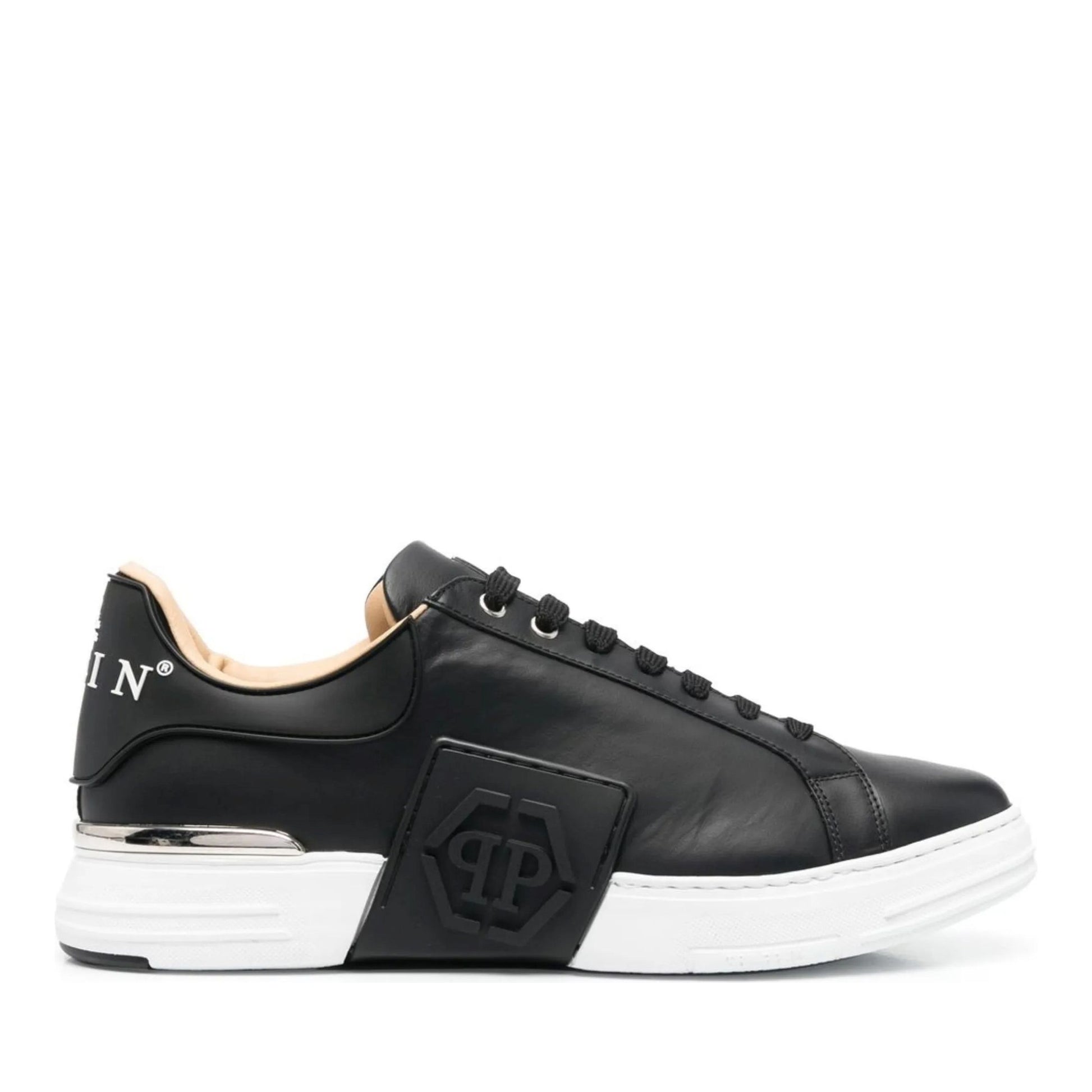 Phantom Men's Black Lo-top Athletic Sneakers
