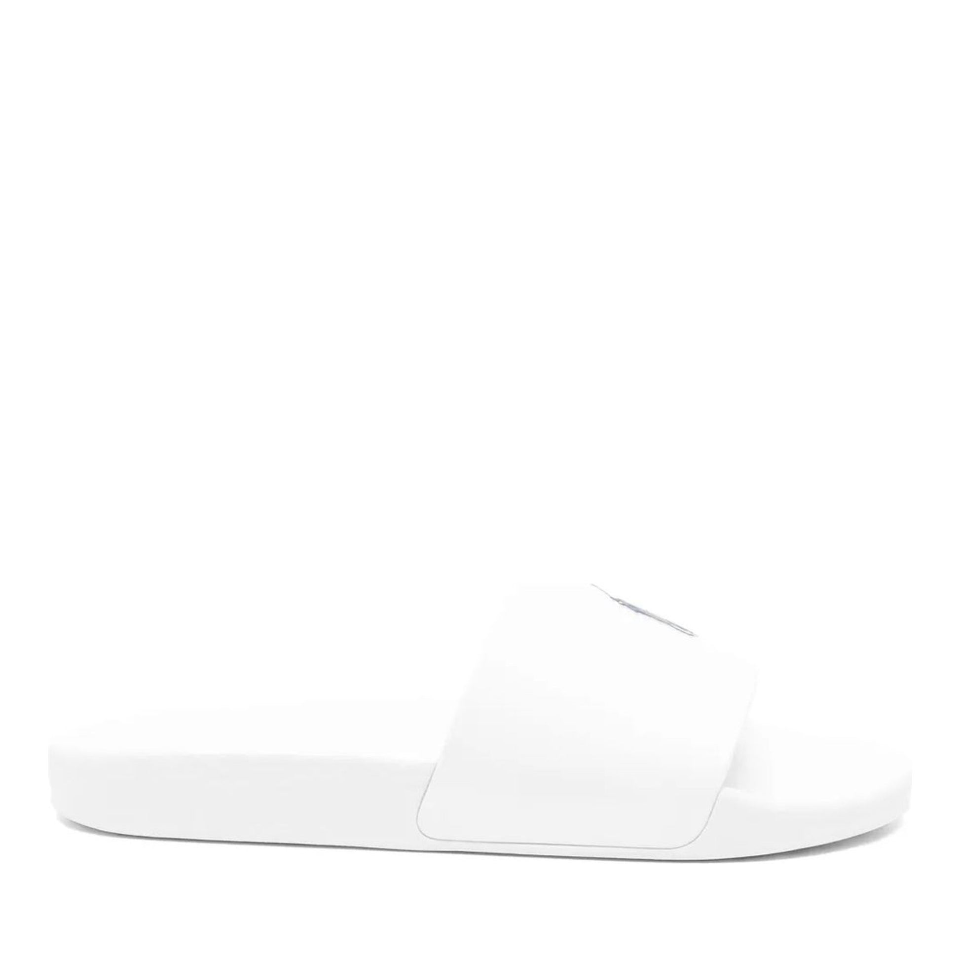 Men's White Slides