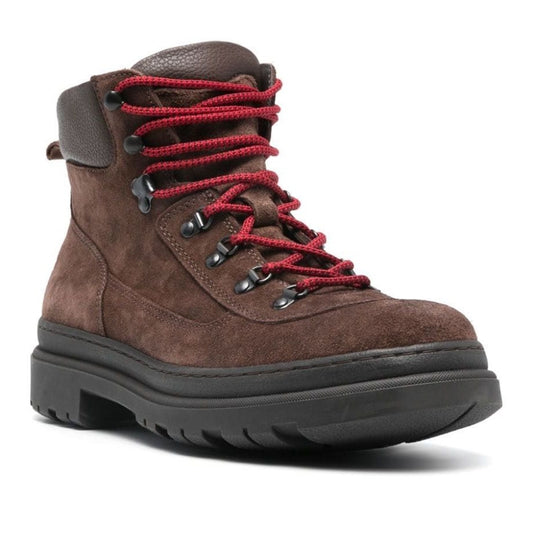 Men's Brown Mid Cut Ankle Boots