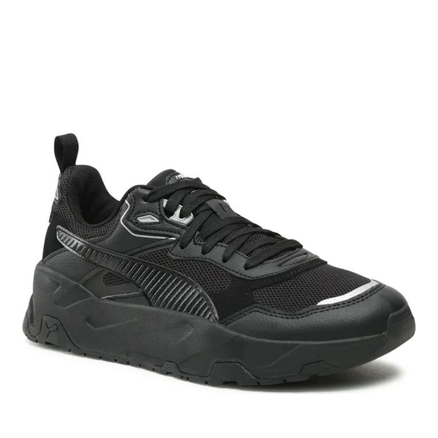Trinity Men's Black Leisure Fashion Sneakers