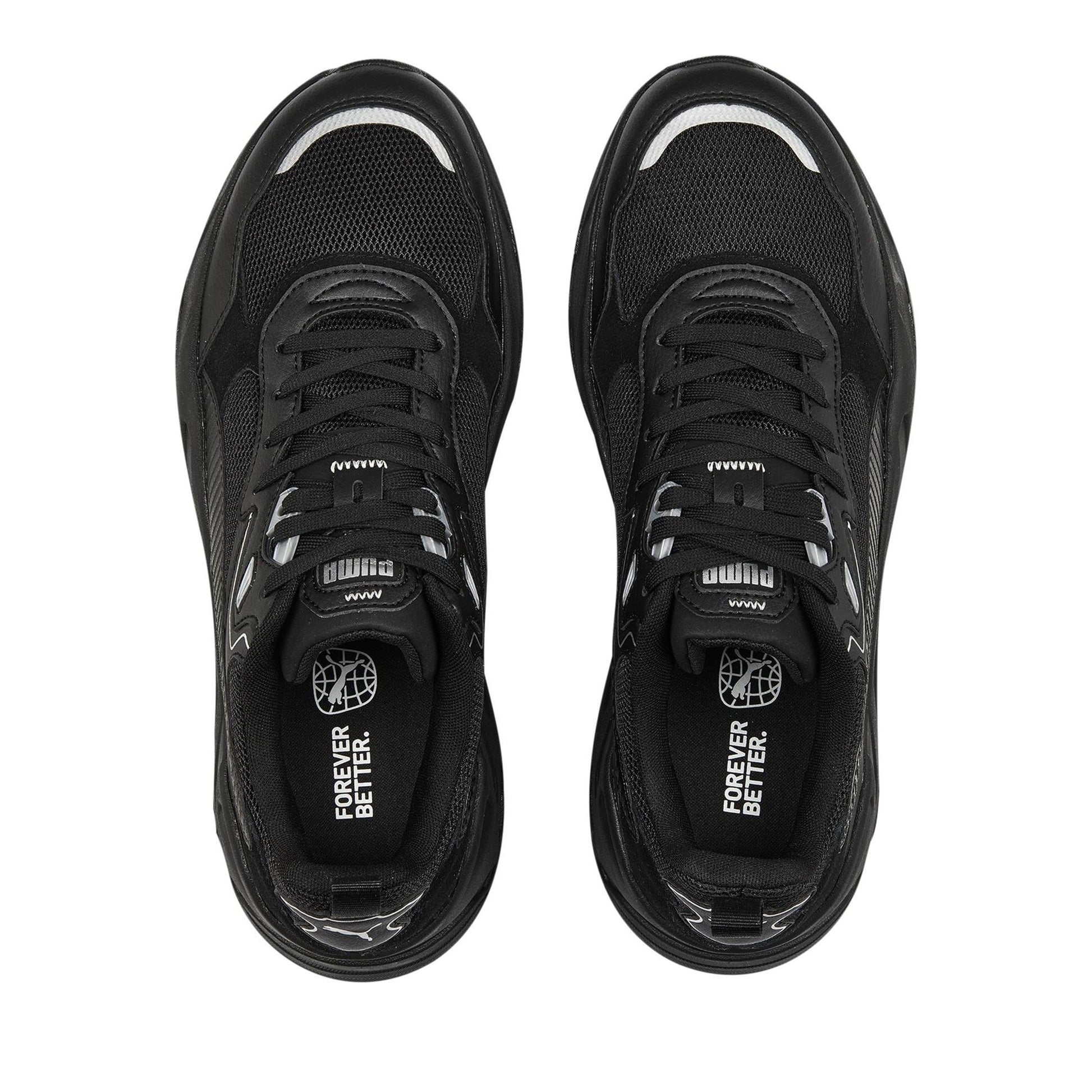 Trinity Men's Black Leisure Fashion Sneakers