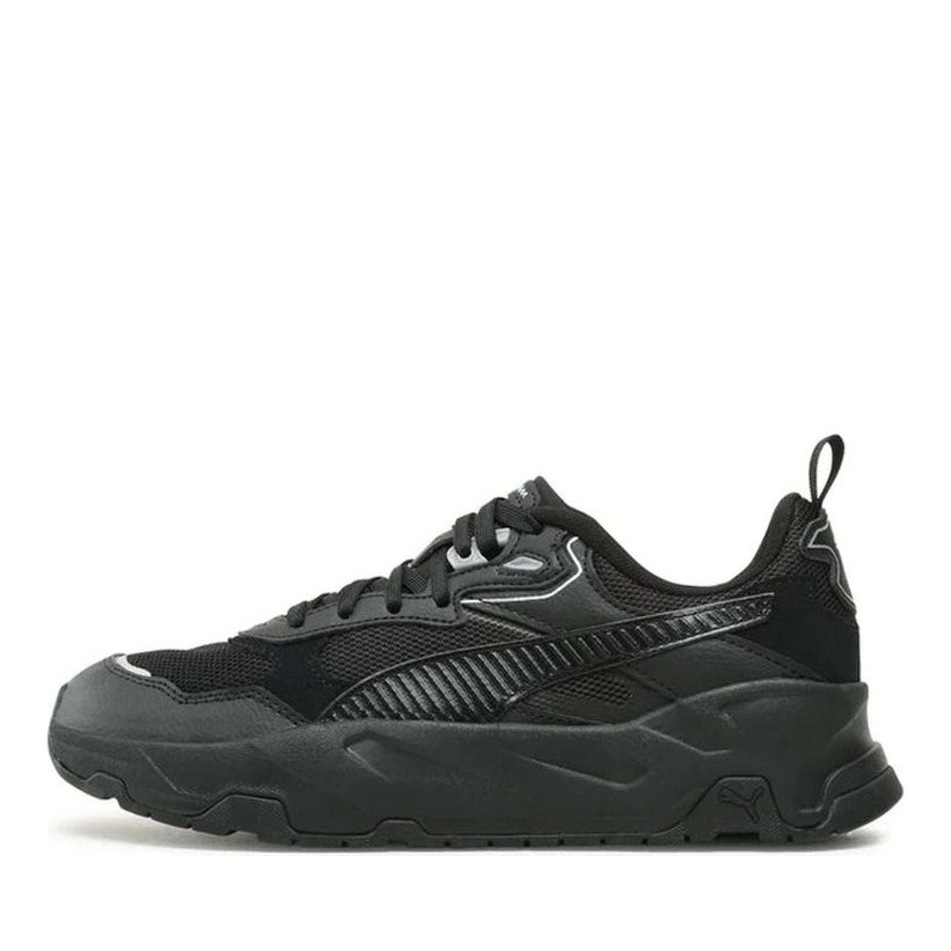 Trinity Men's Black Leisure Fashion Sneakers