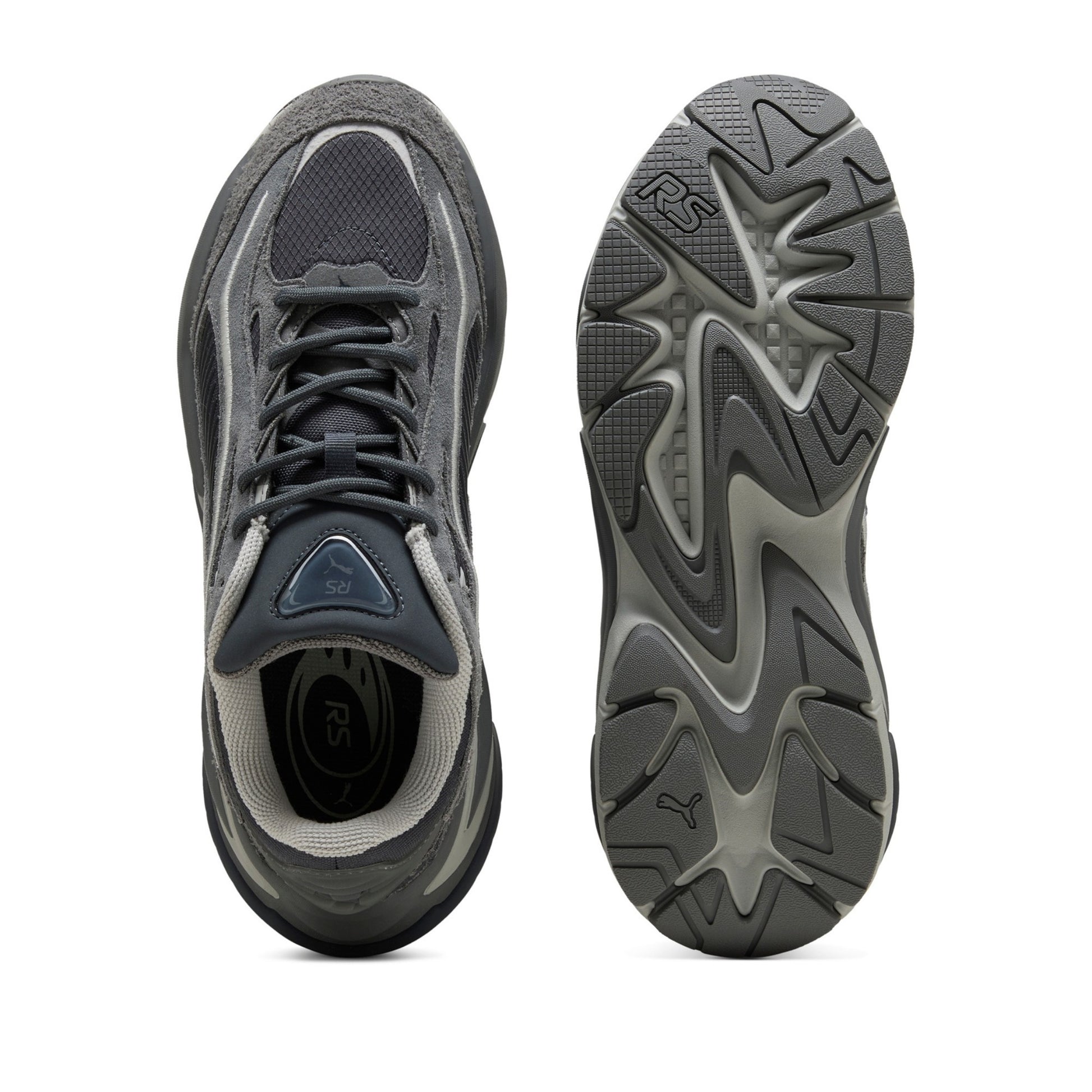 RS Surge Hairy Suede Men's Gray Fashion Sneakers