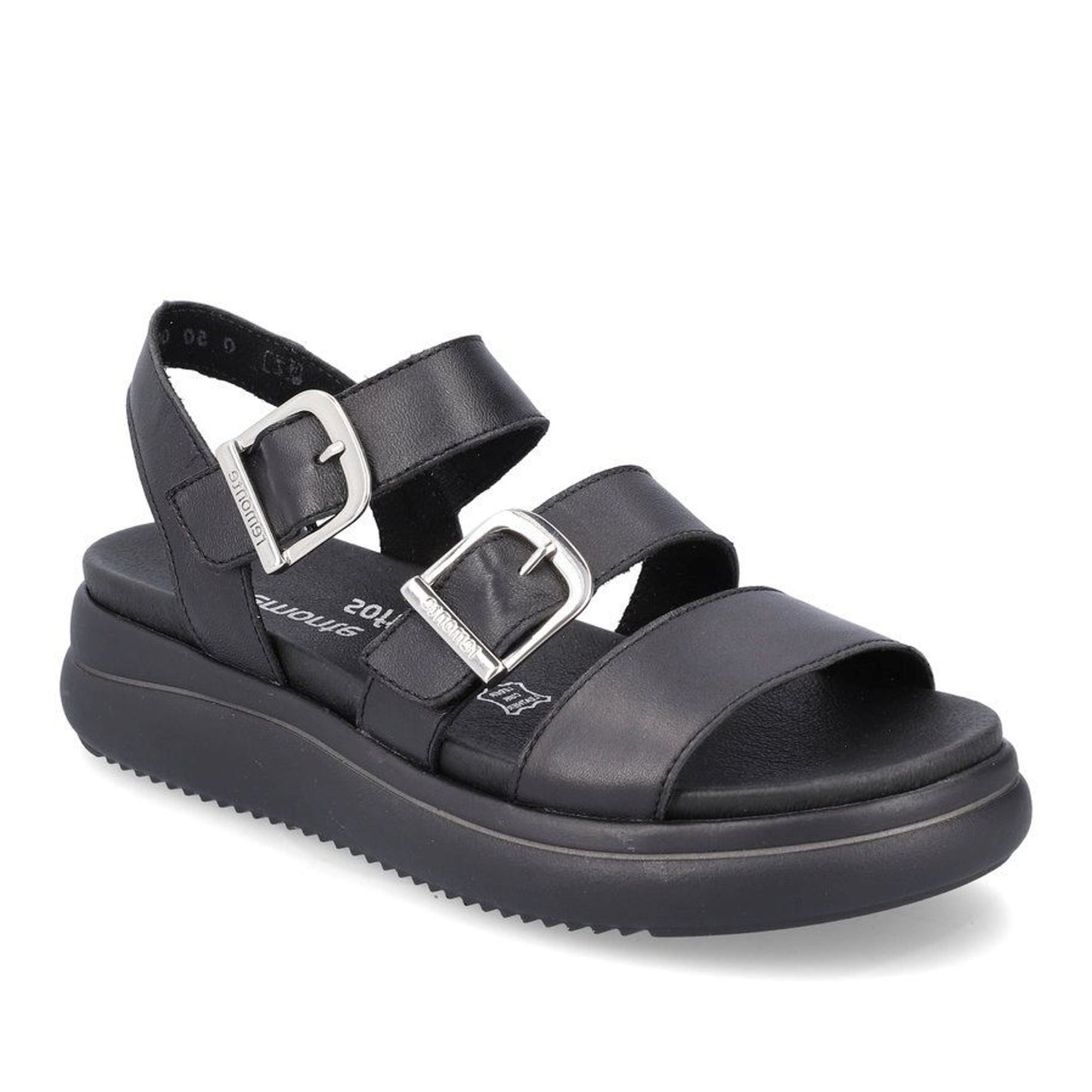 Women's Black Open-Toe Sandals