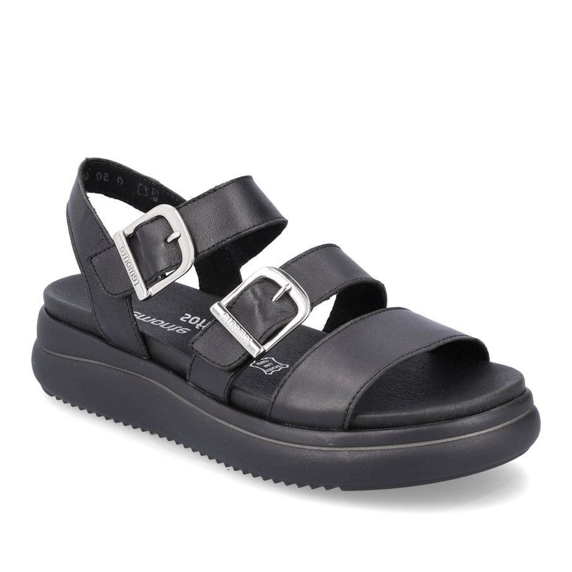 Women's Black Open-Toe Sandals