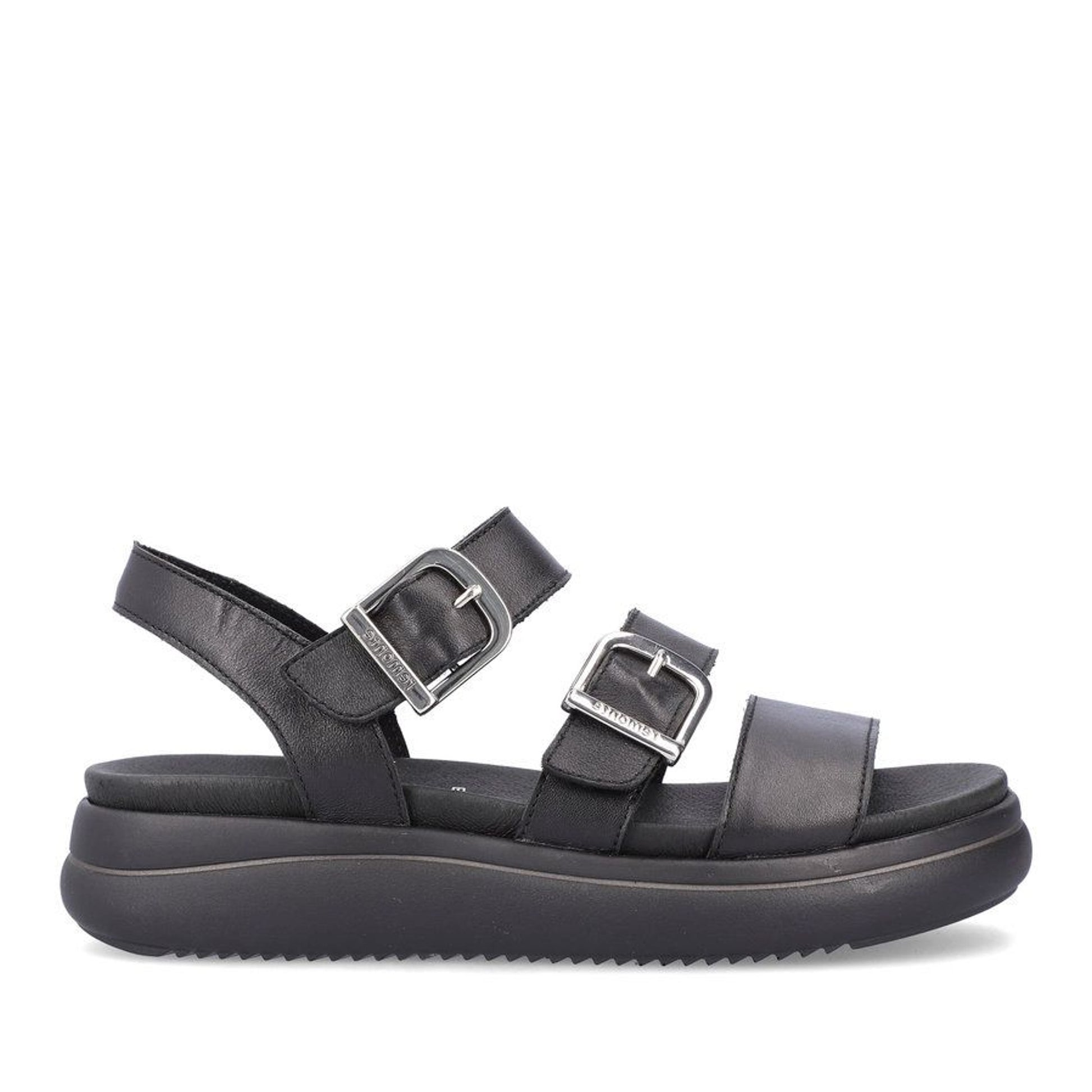 Women's Black Open-Toe Sandals