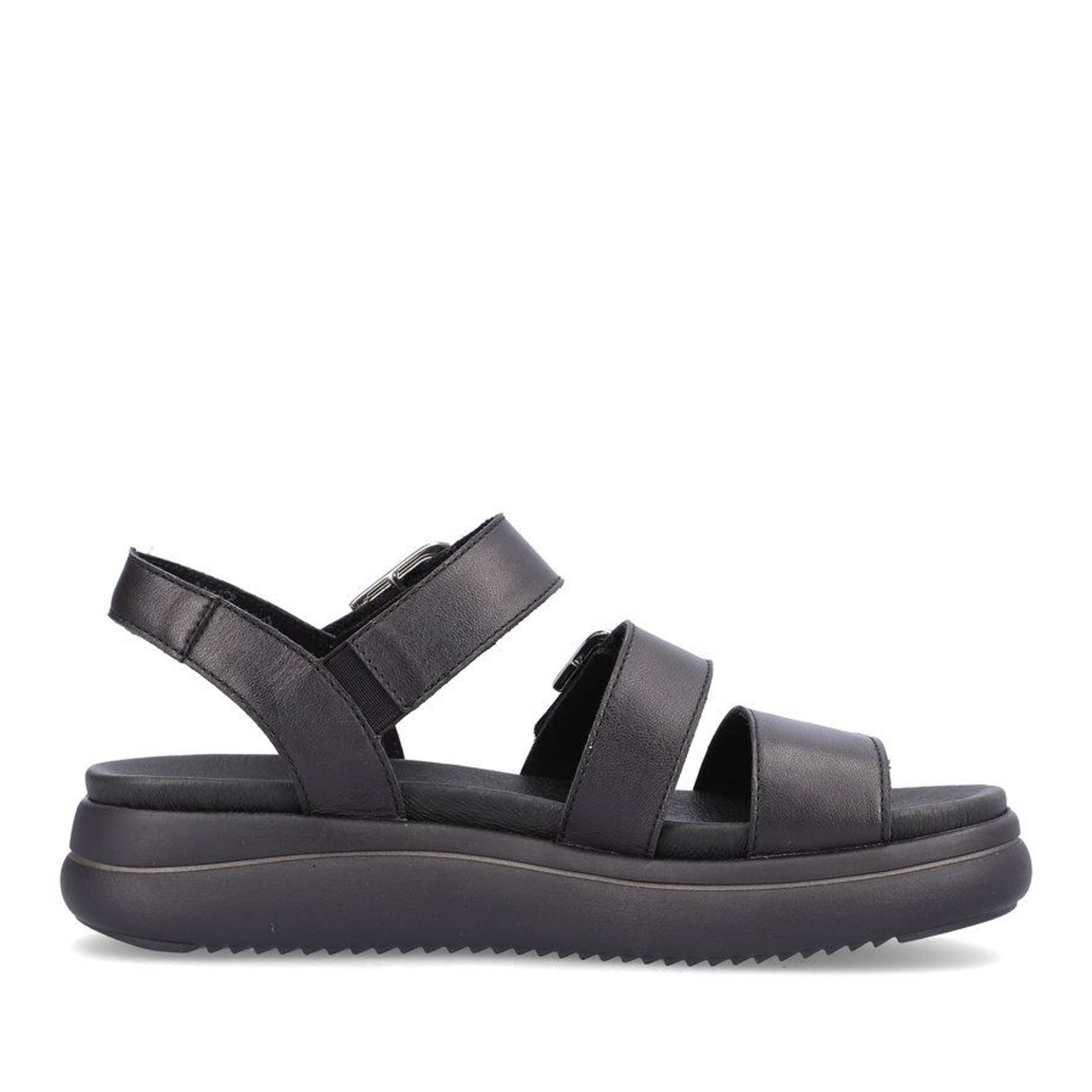 Women's Black Open-Toe Sandals