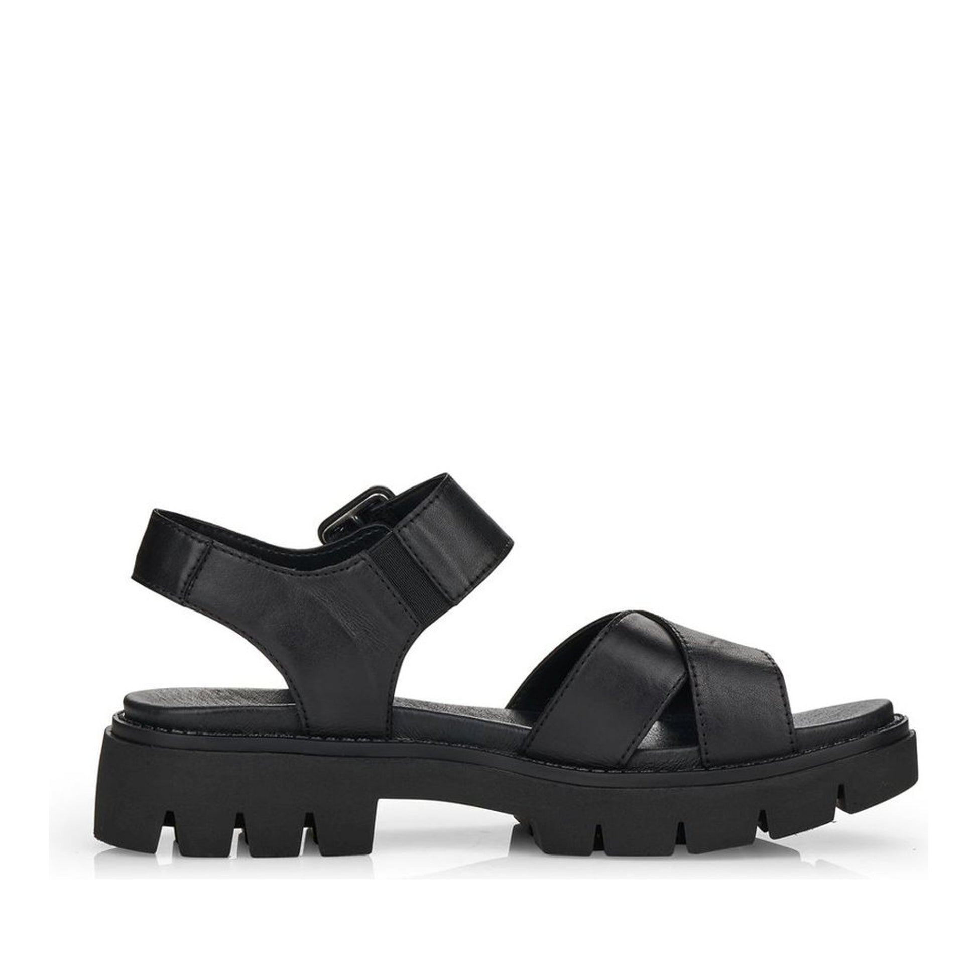 Women's Black Open-Toe Sandals