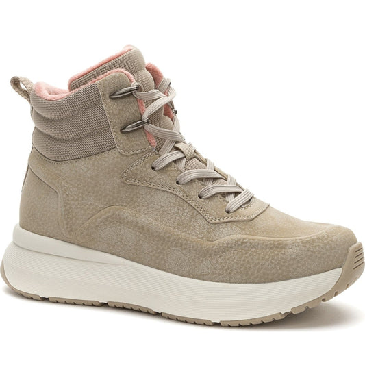 beige casual closed booties