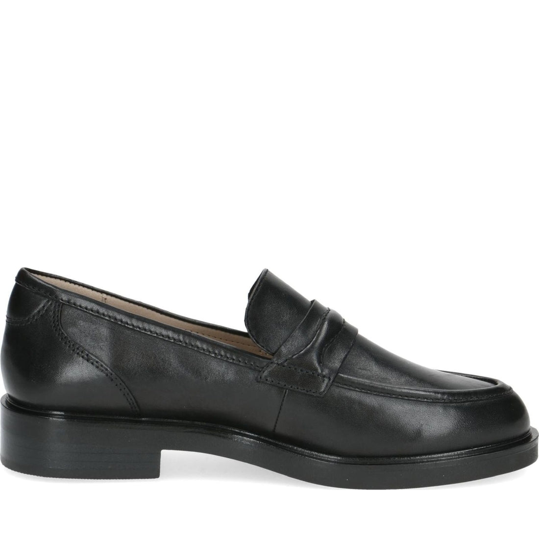 black casual closed loafers