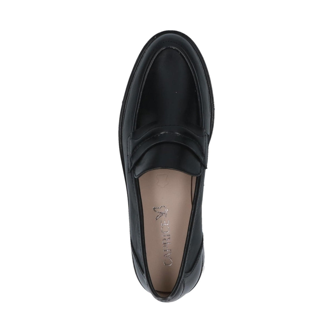 black casual closed loafers