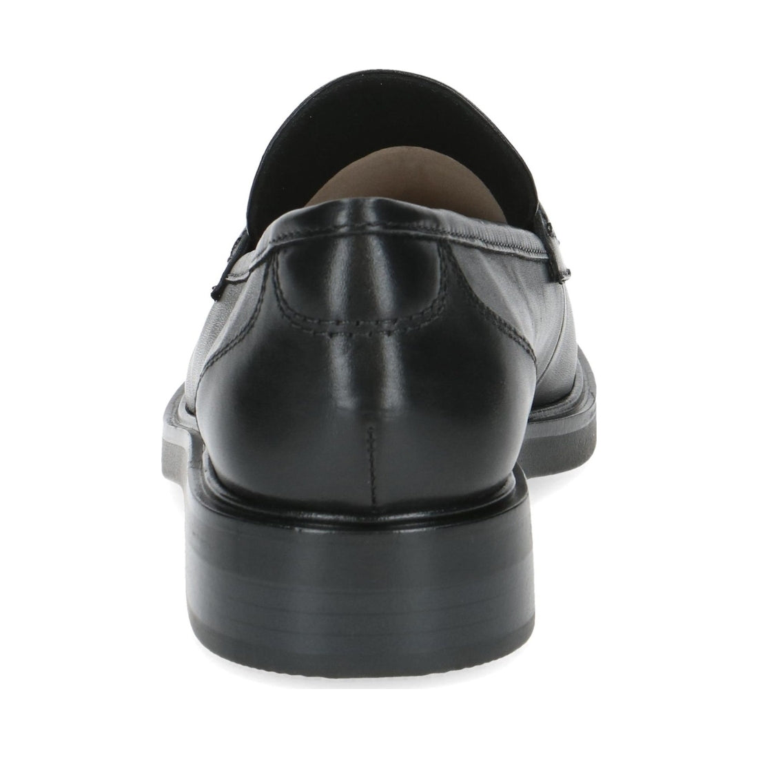 black casual closed loafers