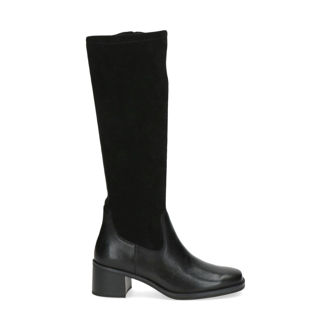 black casual closed boots