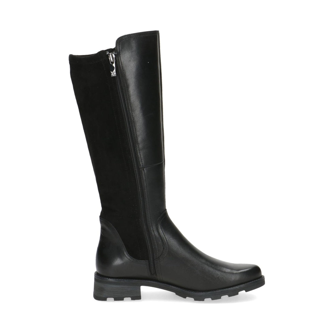 black casual closed boots