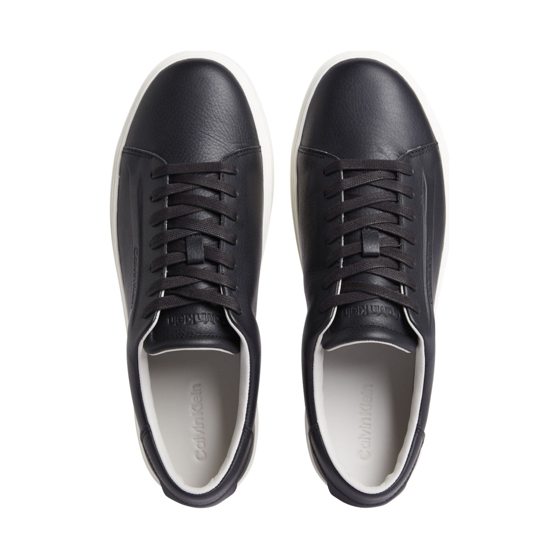 low top lace up leisure black