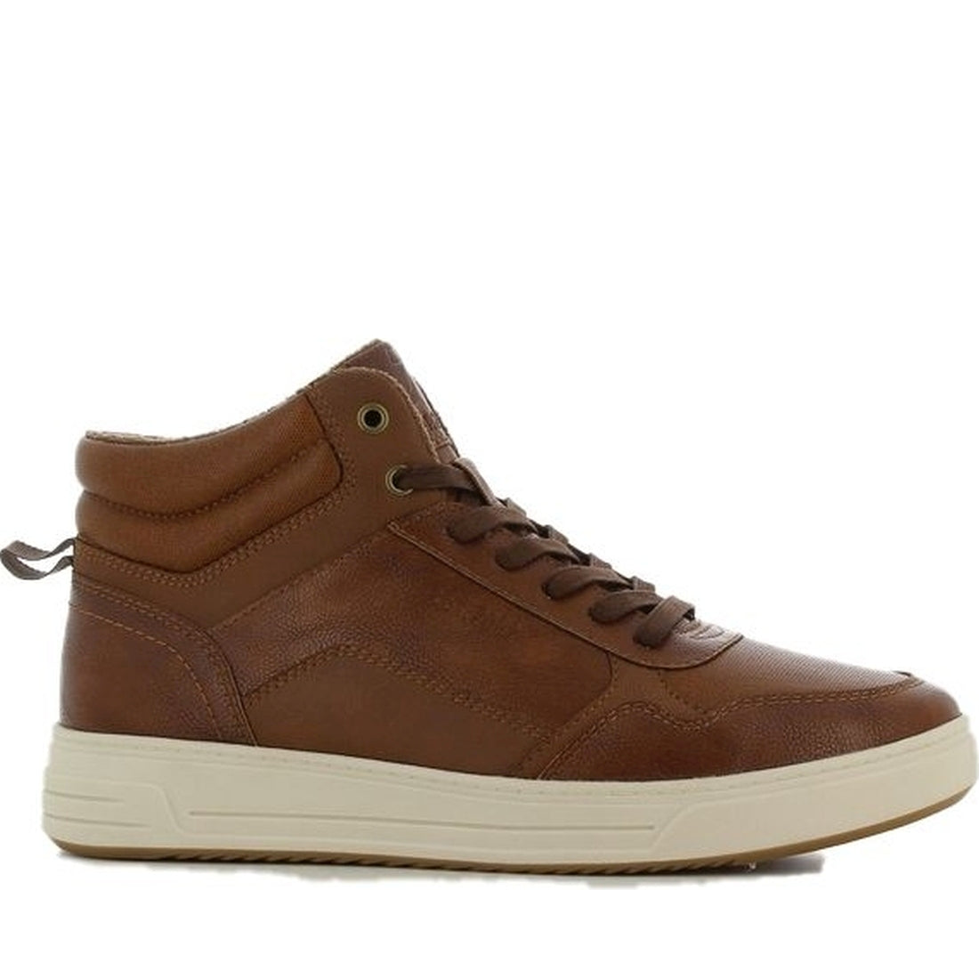 men casual high sneakers natural