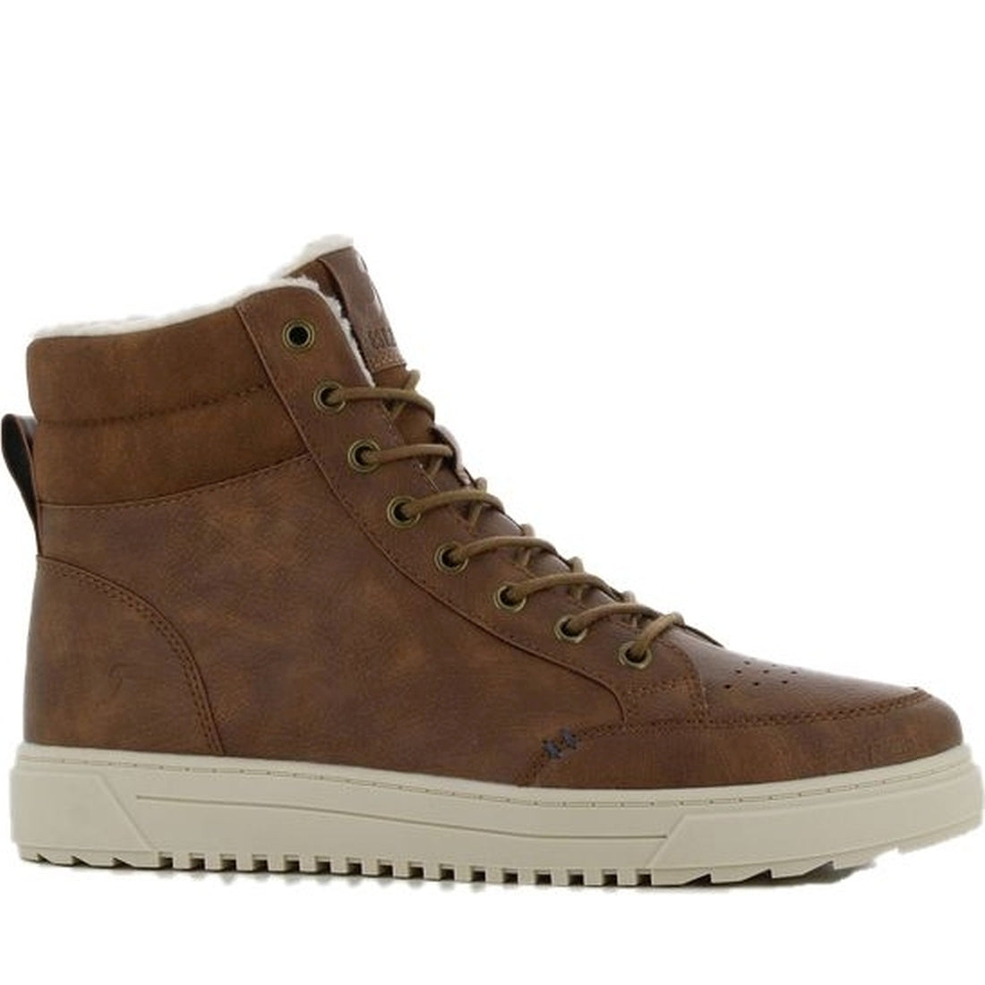 men casual high sneakers natural