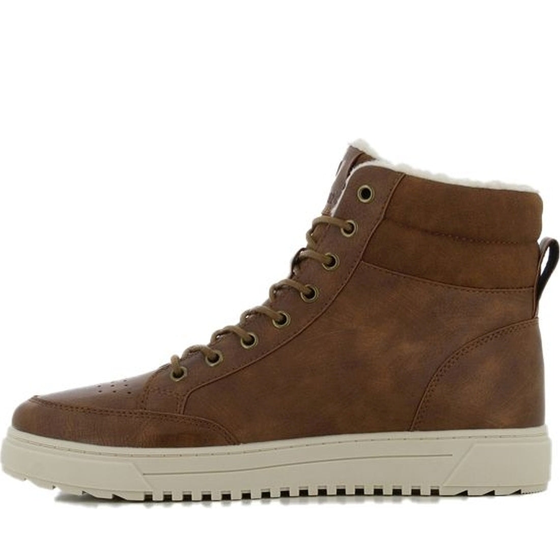 men casual high sneakers natural