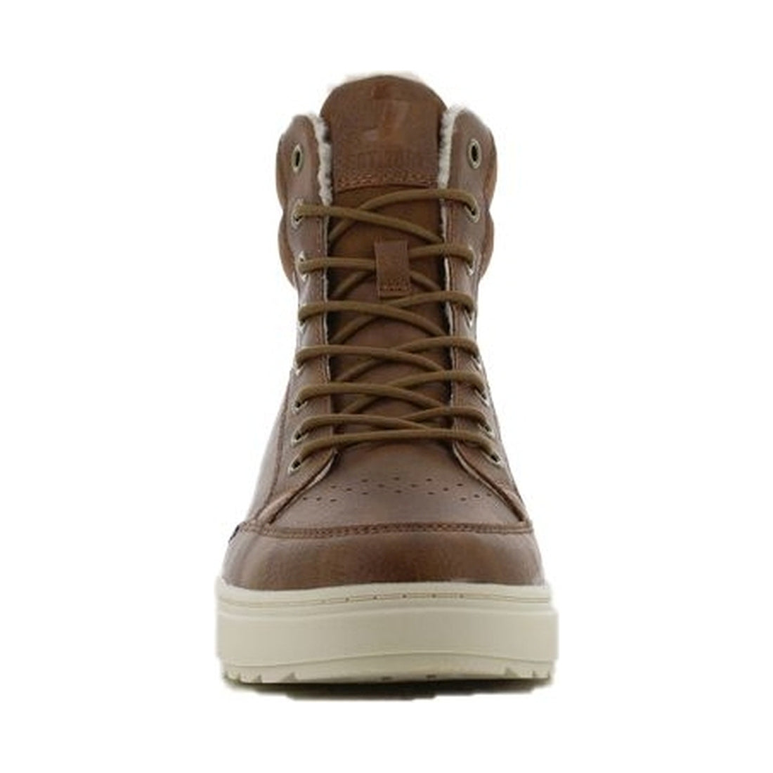 men casual high sneakers natural