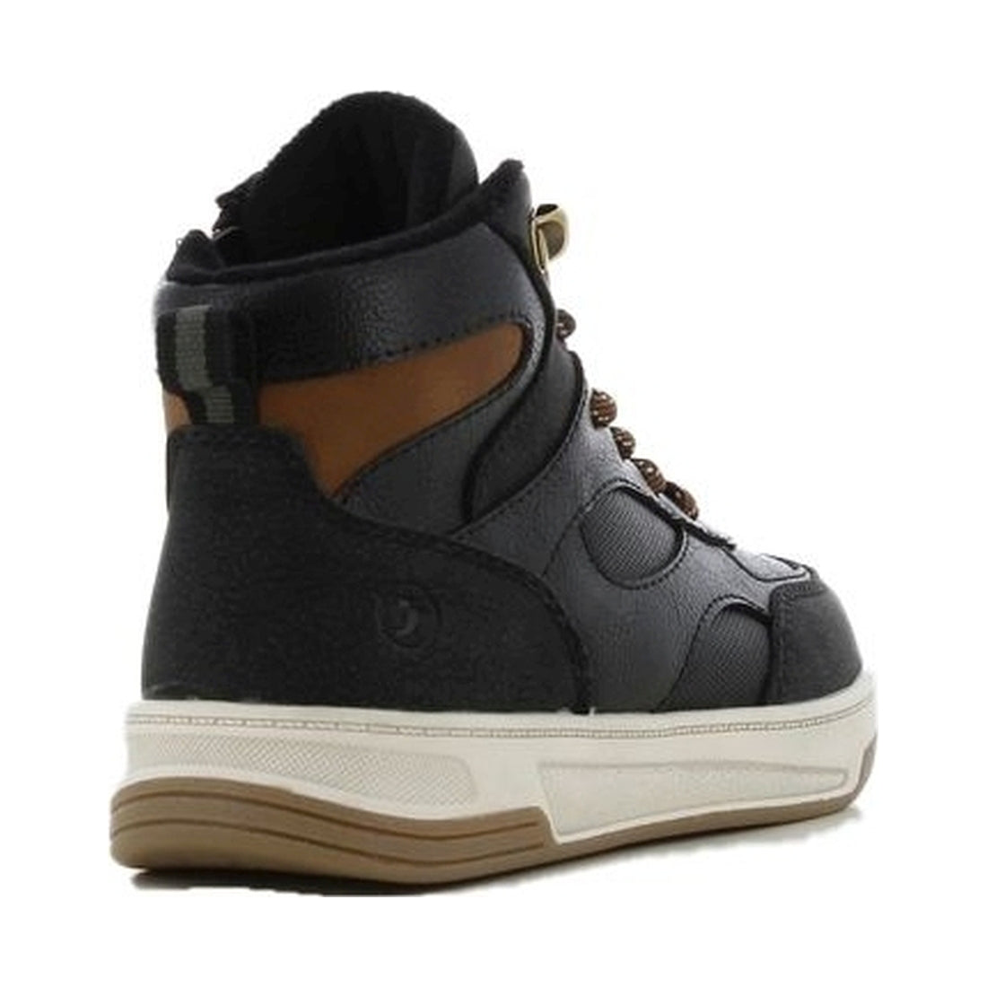 boys kids high sneakers black natural