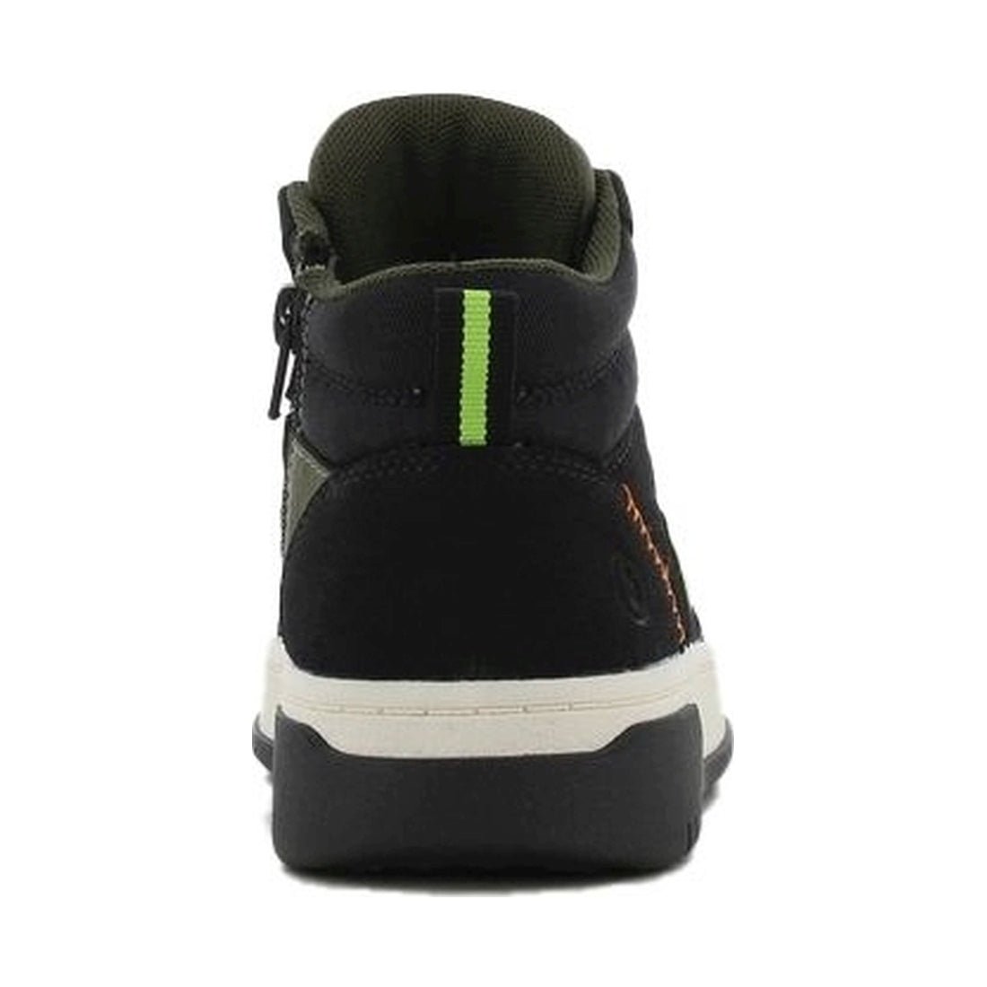 boys kids high sneakers black khaki