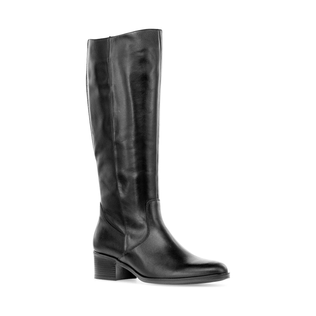 black casual closed boots