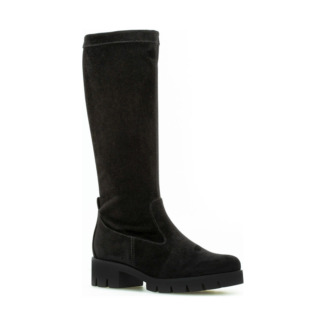 black casual closed boots