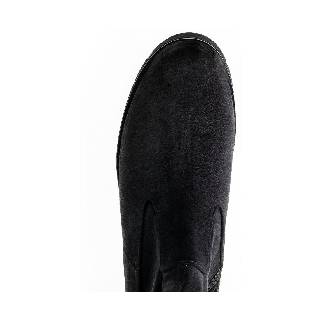 black casual closed boots