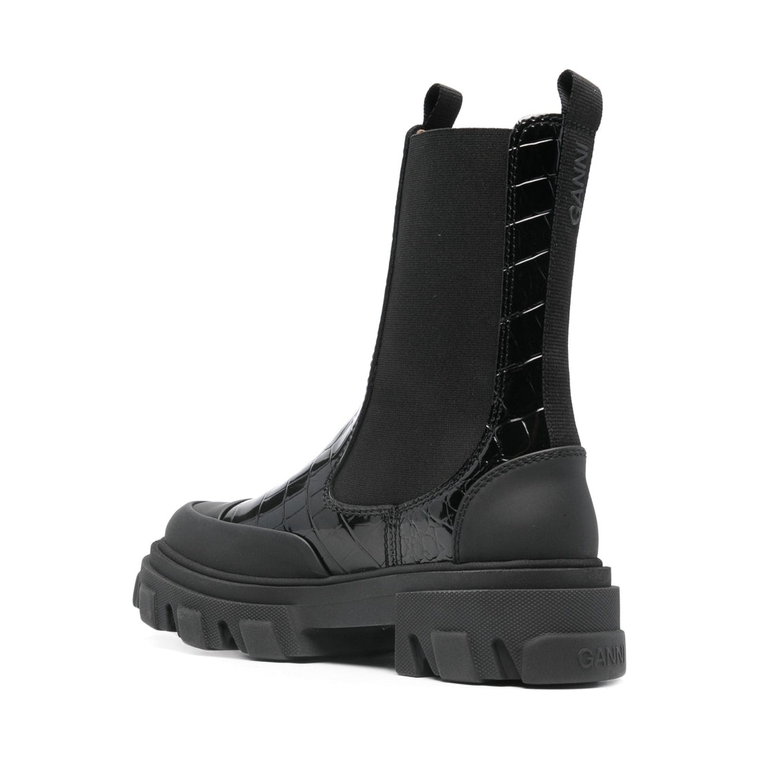 mid shaft biker boots