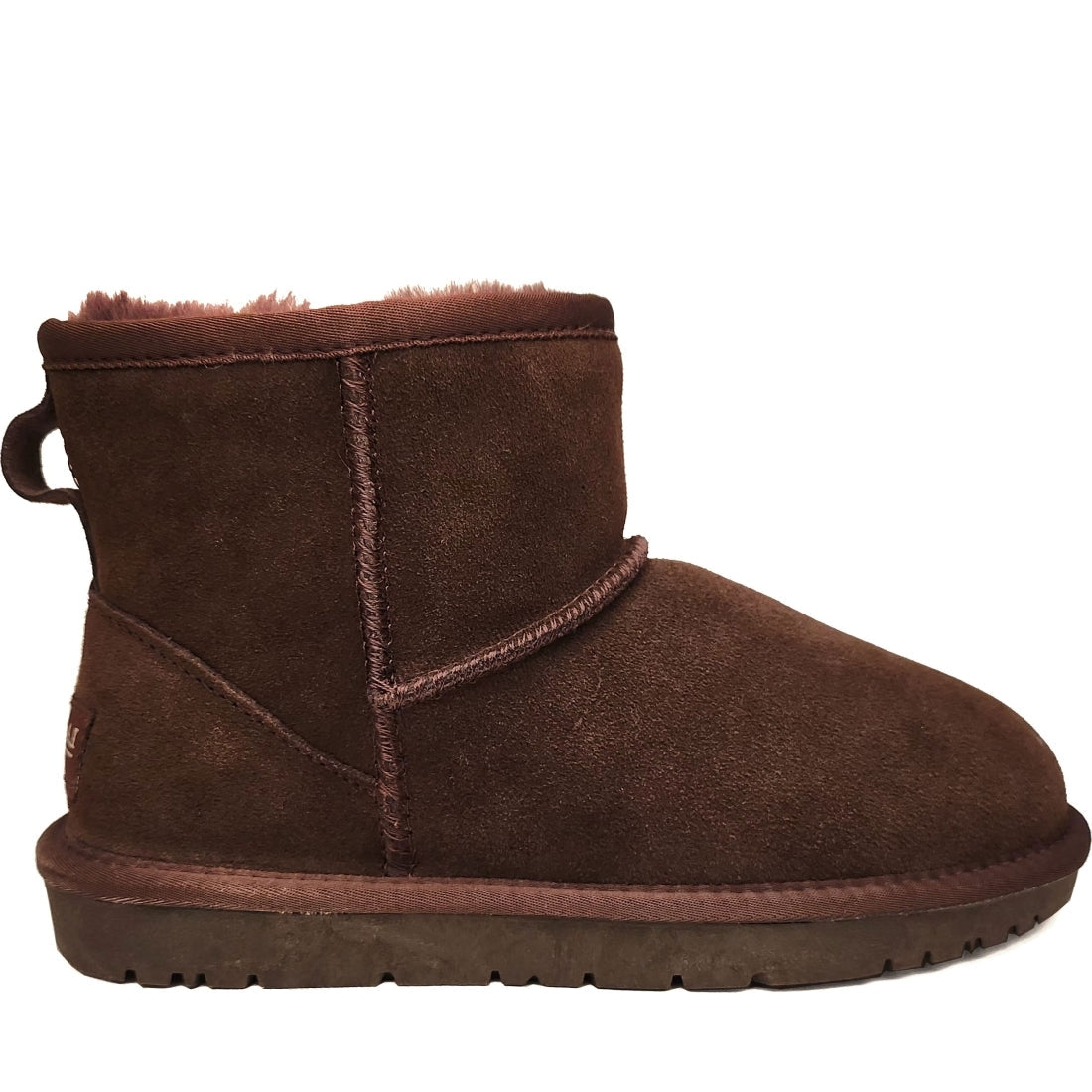 dark brown casual closed warm boots