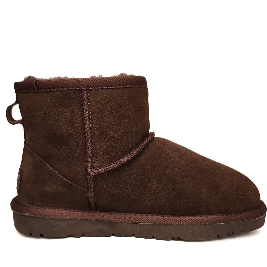 dark brown casual closed warm boots