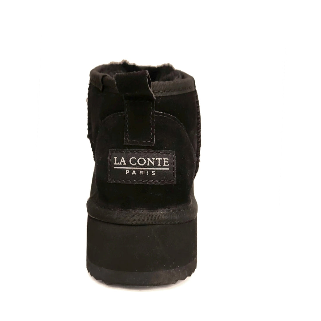 black casual closed warm boots