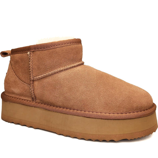 casual closed warm boots