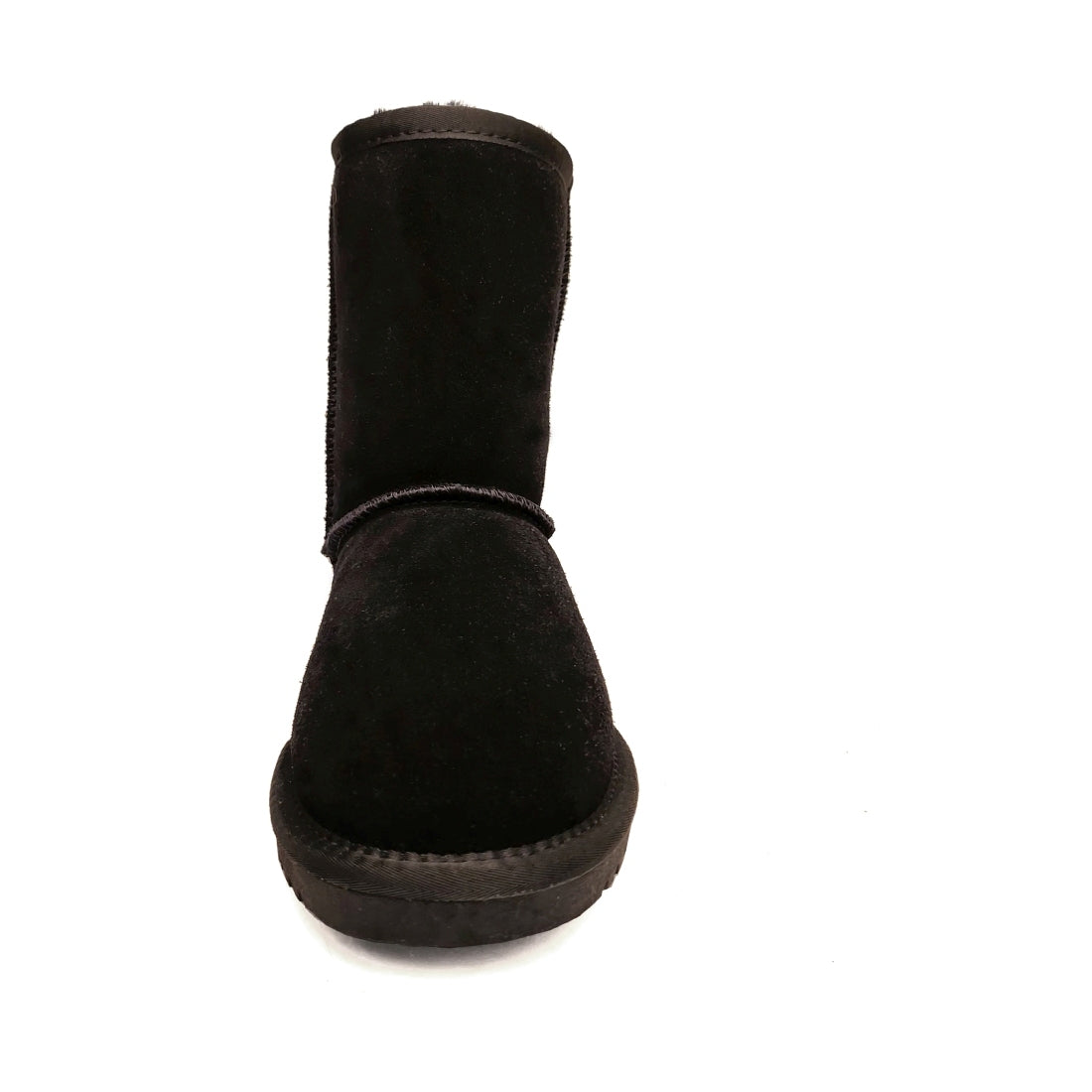 black casual closed warm boots