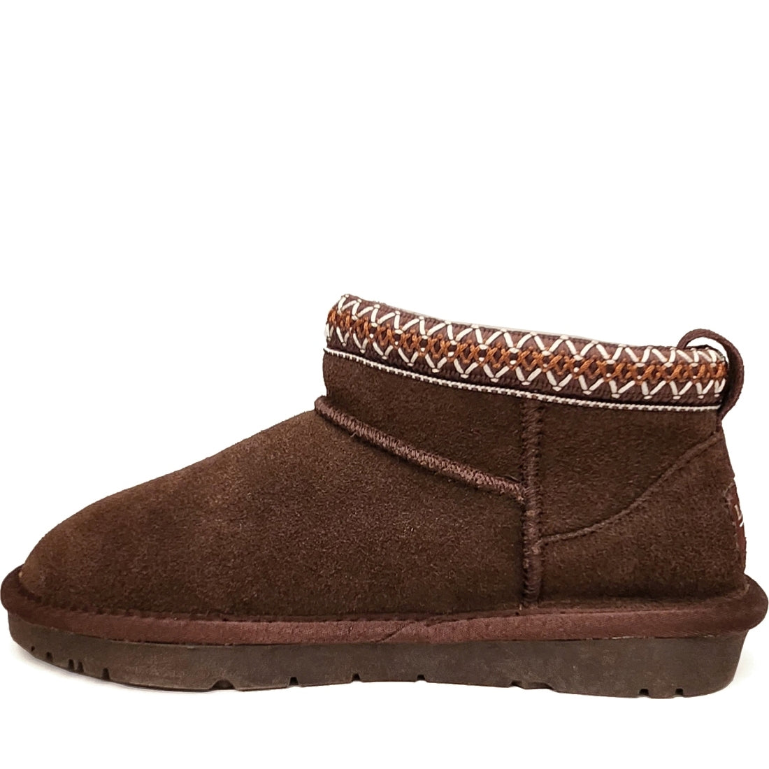 dark brown casual closed warm boots