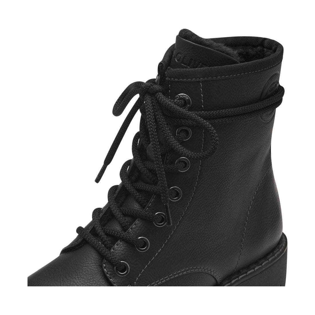 black casual closed booties