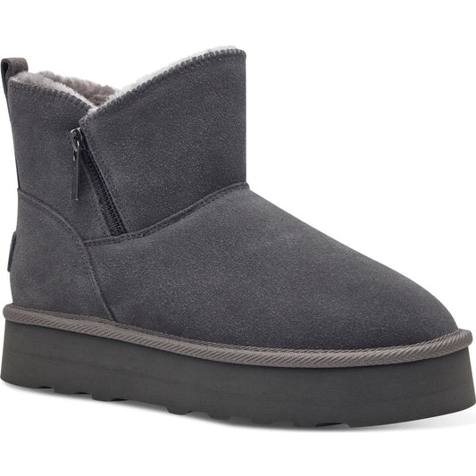 graphite casual closed booties